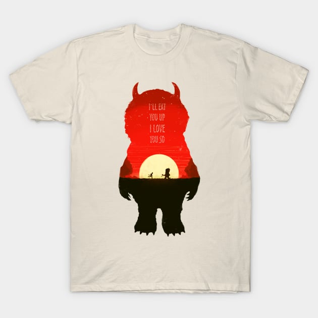 I'll Eat You Up T-Shirt by bigbadrobot